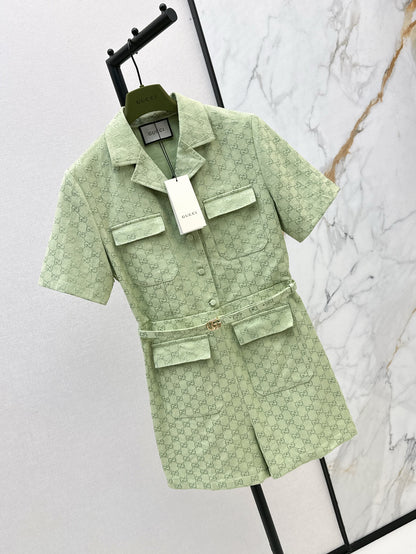 G 25SS jacquard jumpsuit
