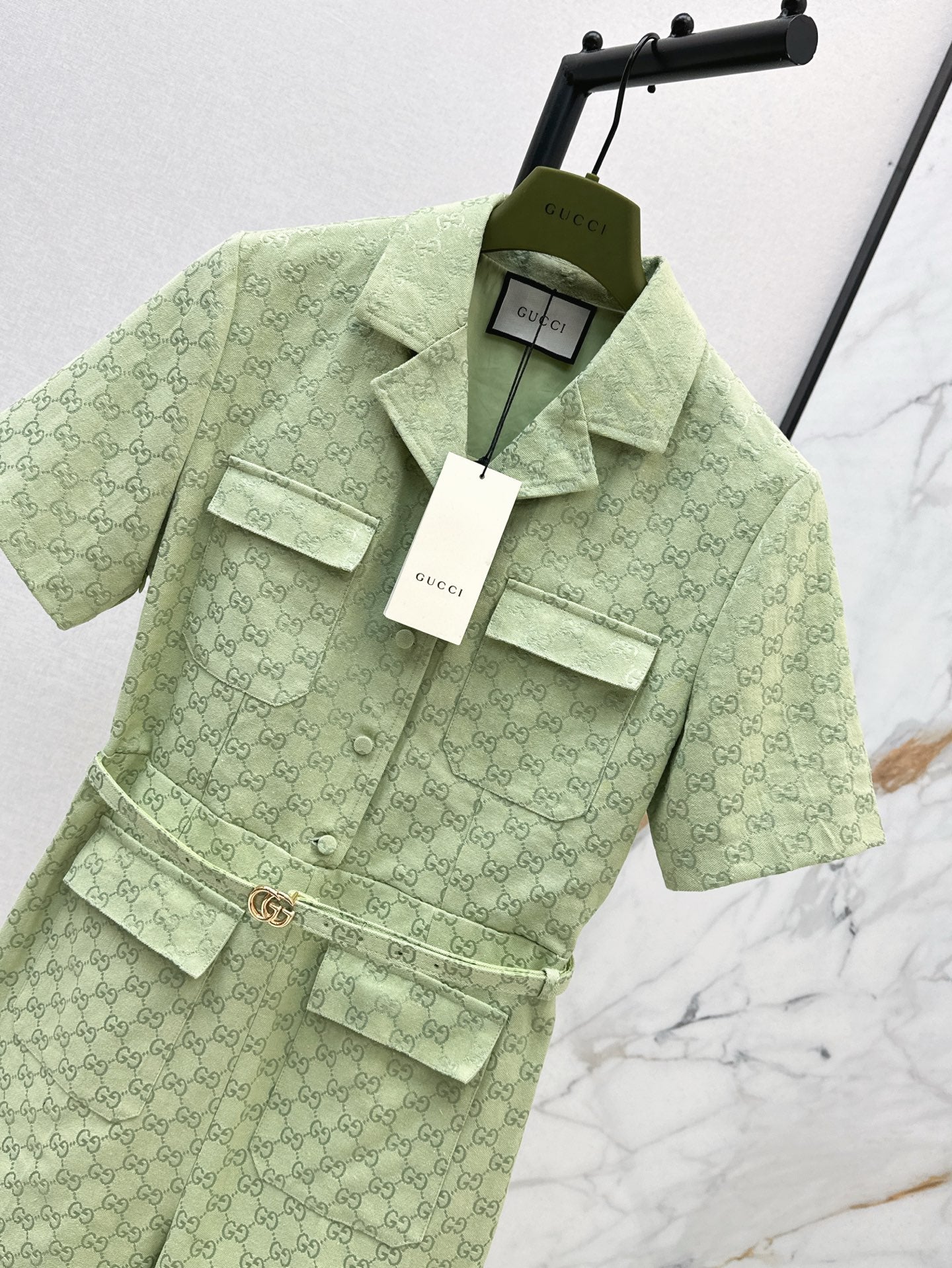 G 25SS jacquard jumpsuit