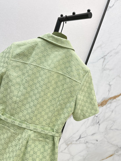 G 25SS jacquard jumpsuit