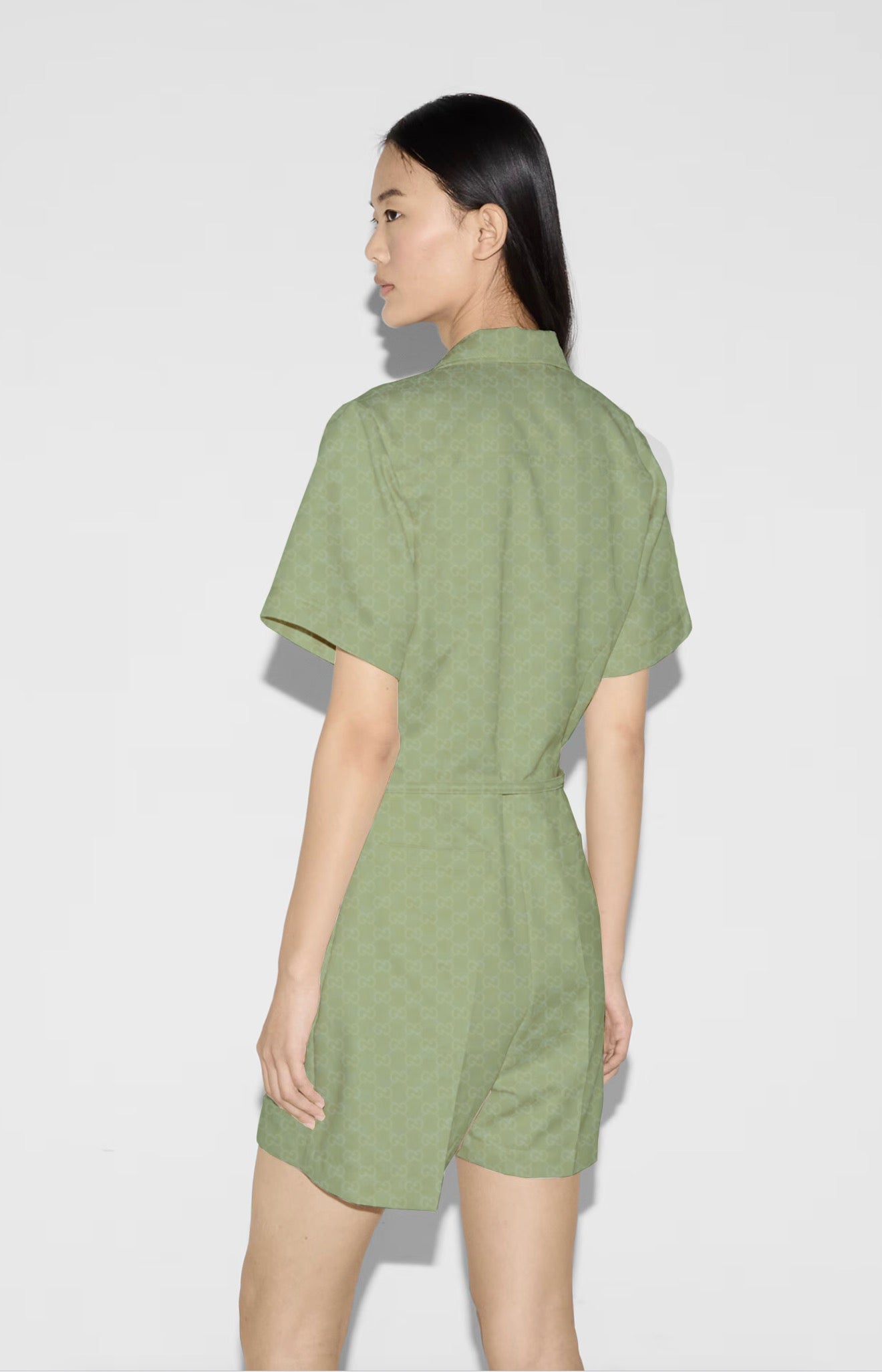 G 25SS jacquard jumpsuit