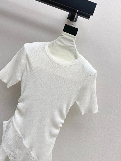 M 25SS Lace knitted shirt