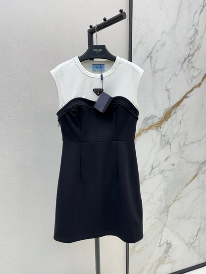 Pr 25SS Colorblocked dress
