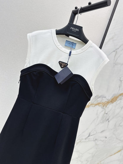 Pr 25SS Colorblocked dress