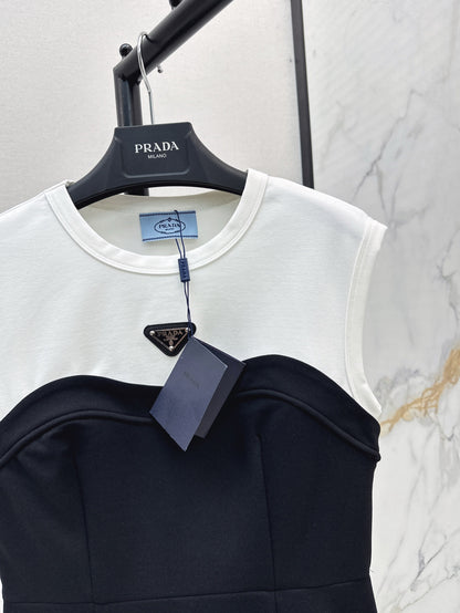 Pr 25SS Colorblocked dress