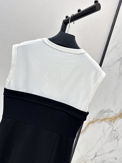 Pr 25SS Colorblocked dress