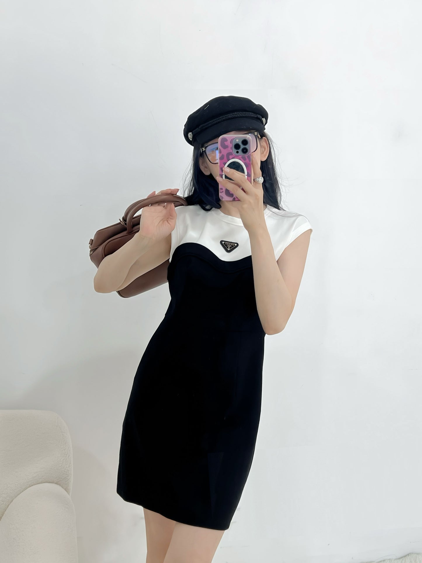 Pr 25SS Colorblocked dress