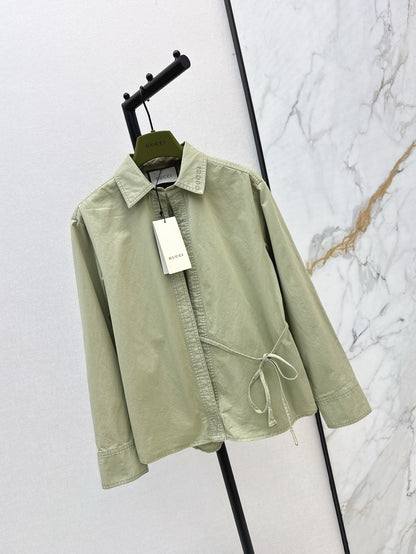 GU 25SS Waist-cinching shirt