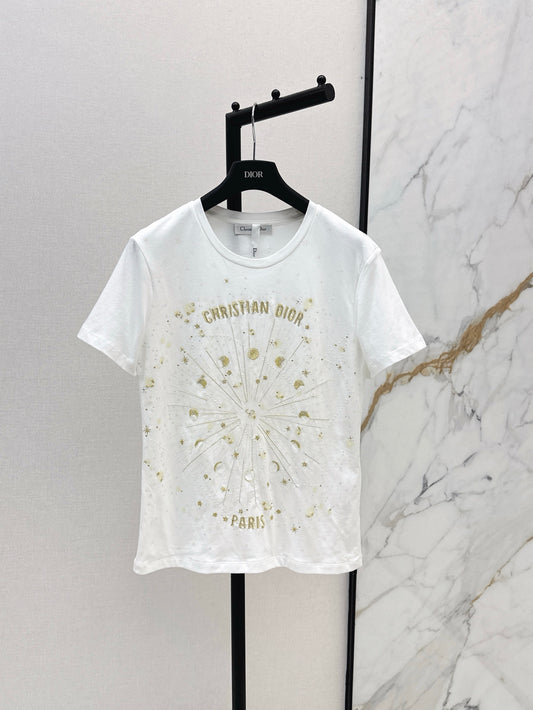 CD 25ss embroidered t-shirt