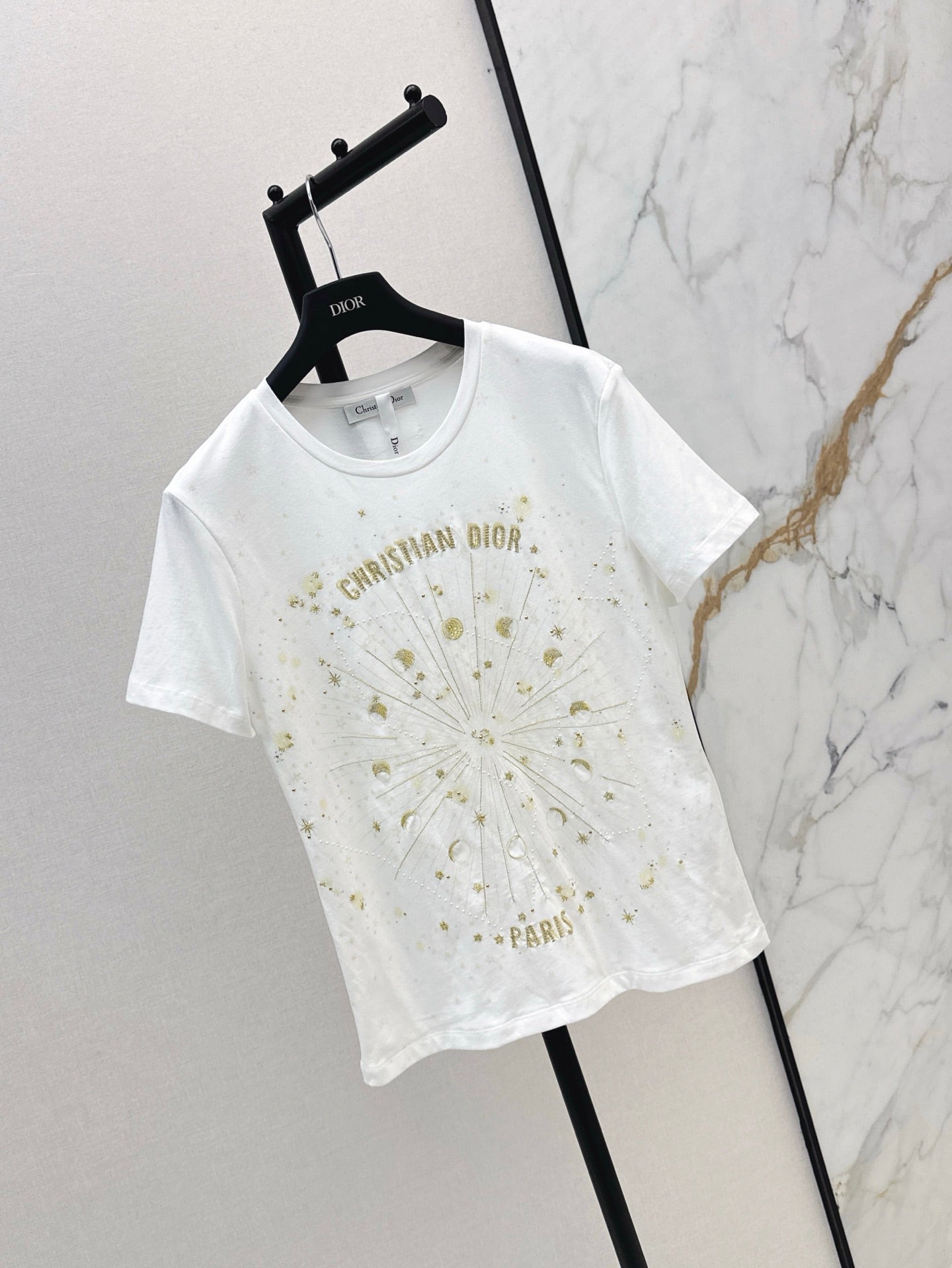 CD 25ss embroidered t-shirt