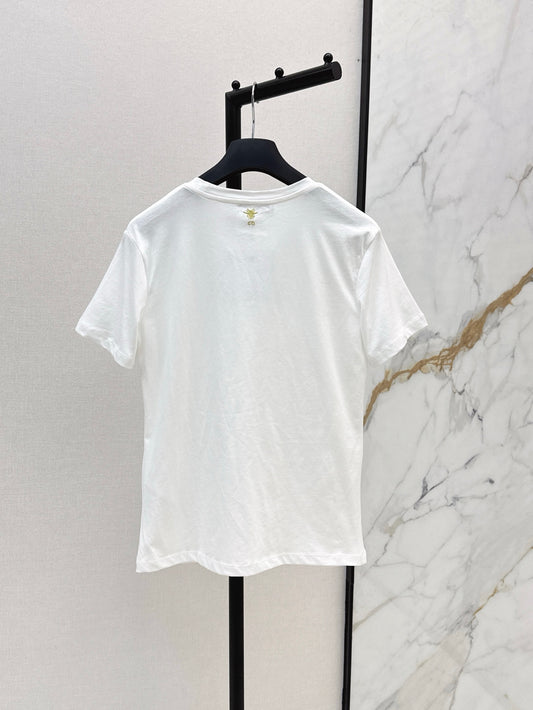CD 25ss embroidered t-shirt