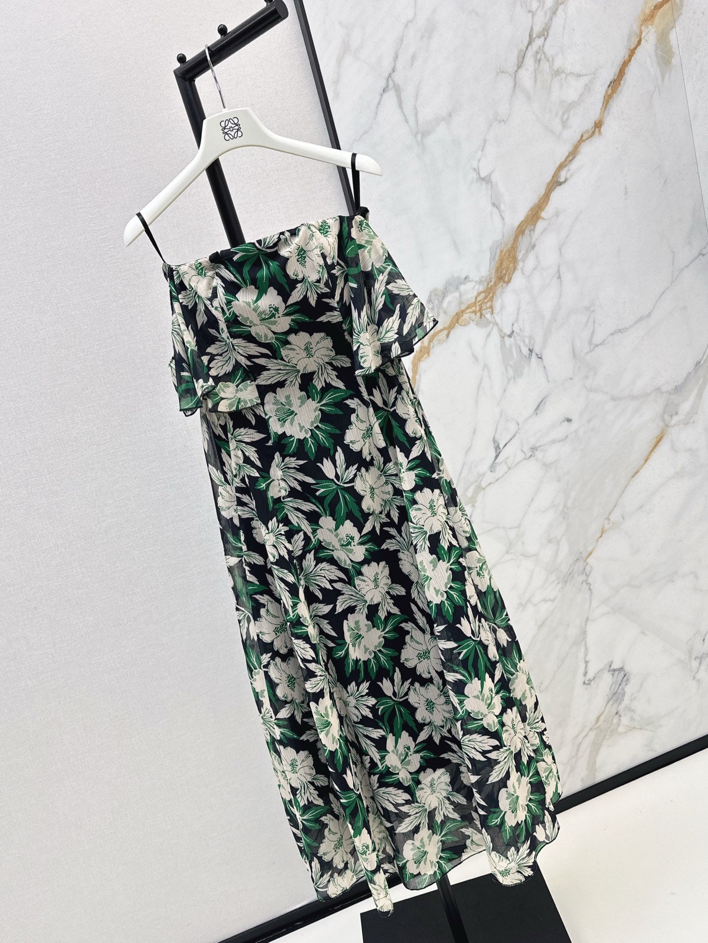 Lo 25ss print slip dress