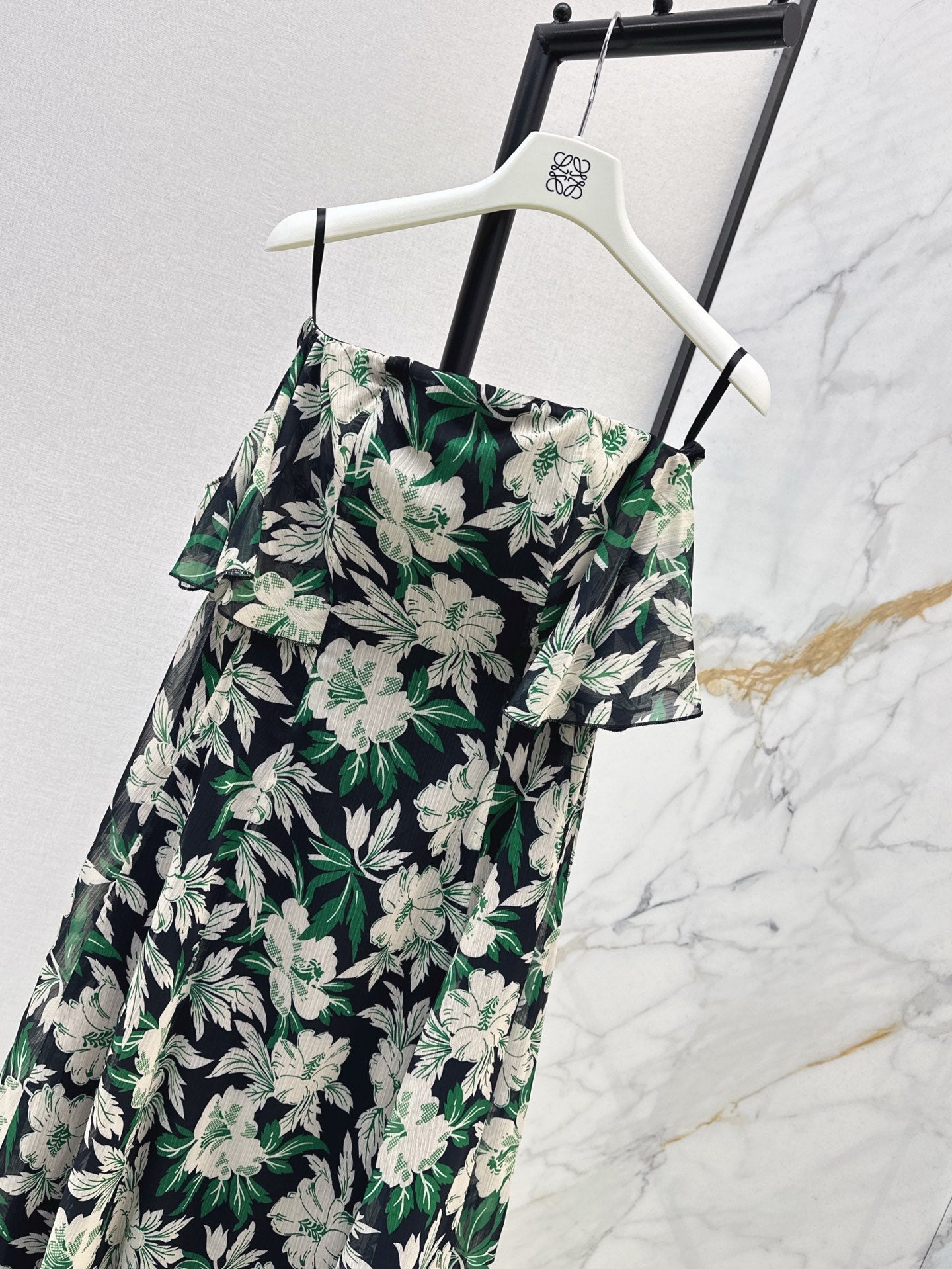 Lo 25ss print slip dress
