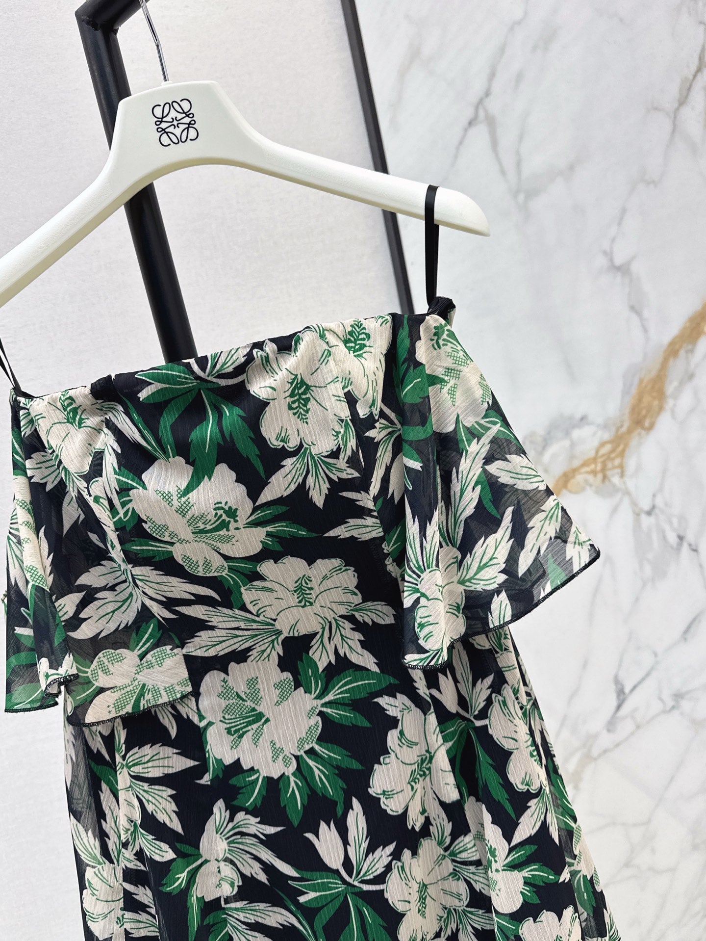 Lo 25ss print slip dress