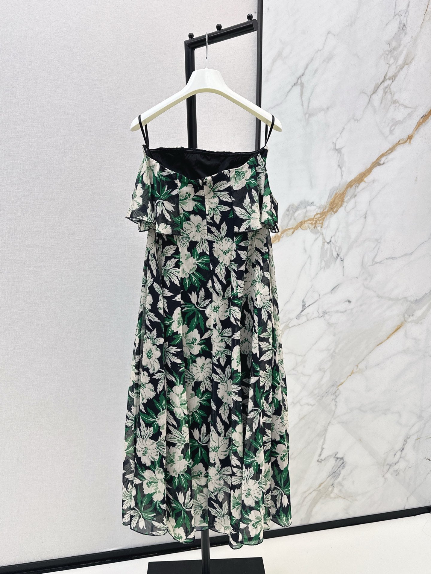 Lo 25ss print slip dress