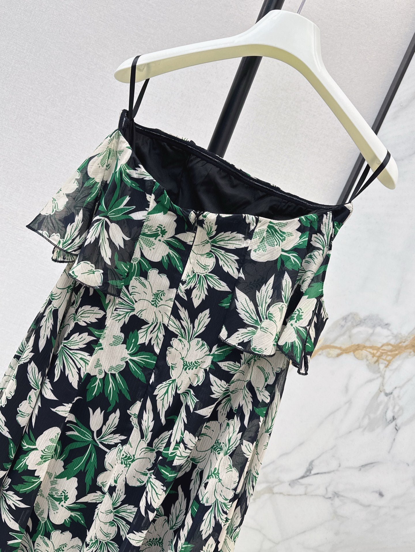 Lo 25ss print slip dress