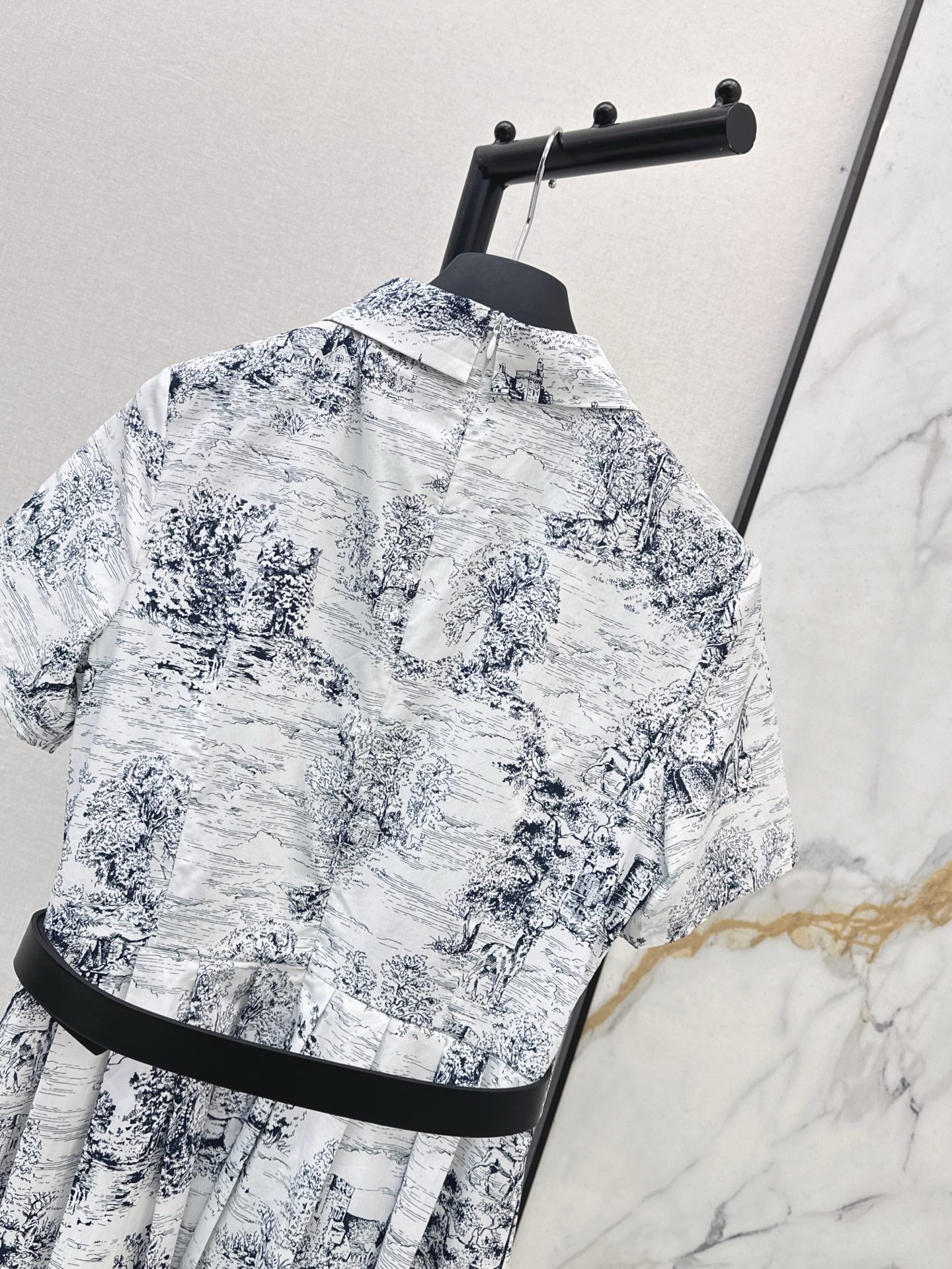 CD 25SS print shirt dress