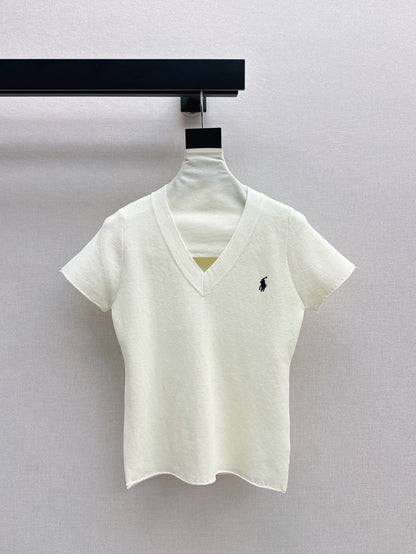 ral 25ss V-neck knit shirt