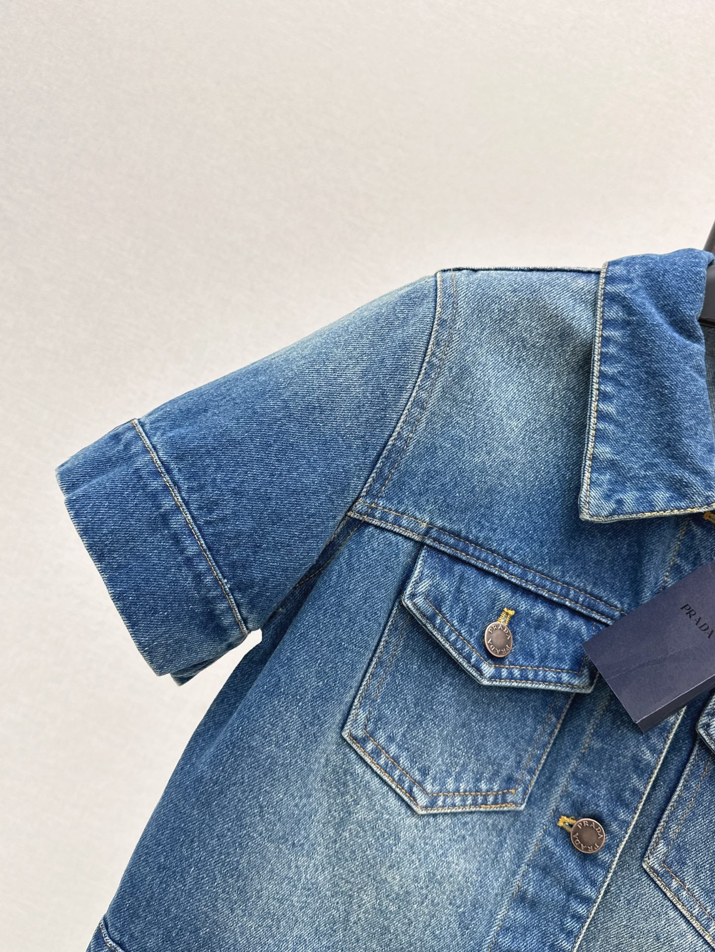 Pra 25ss crop denim jacket