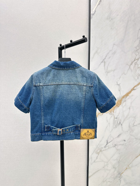 Pra 25ss crop denim jacket