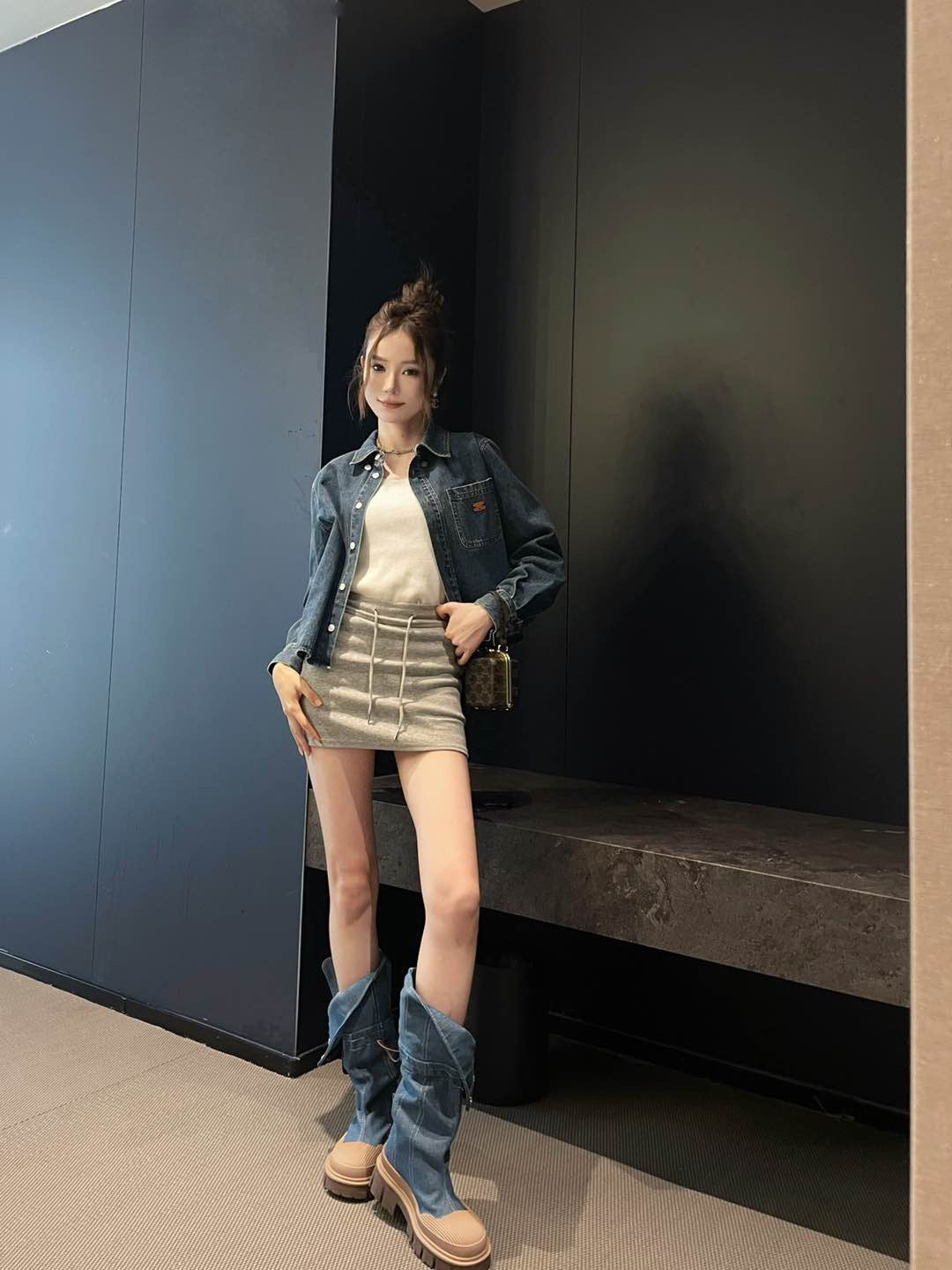 CE denim shirt