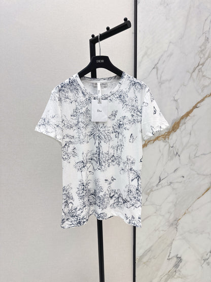 CD 25SS print t-shirt
