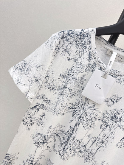 CD 25SS print t-shirt