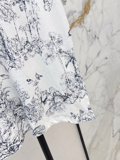 CD 25SS print t-shirt