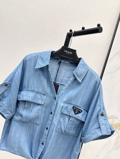 Pra 25ss denim shirt