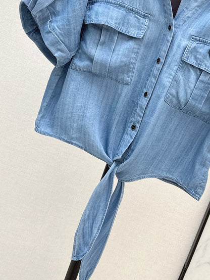 Pra 25ss denim shirt