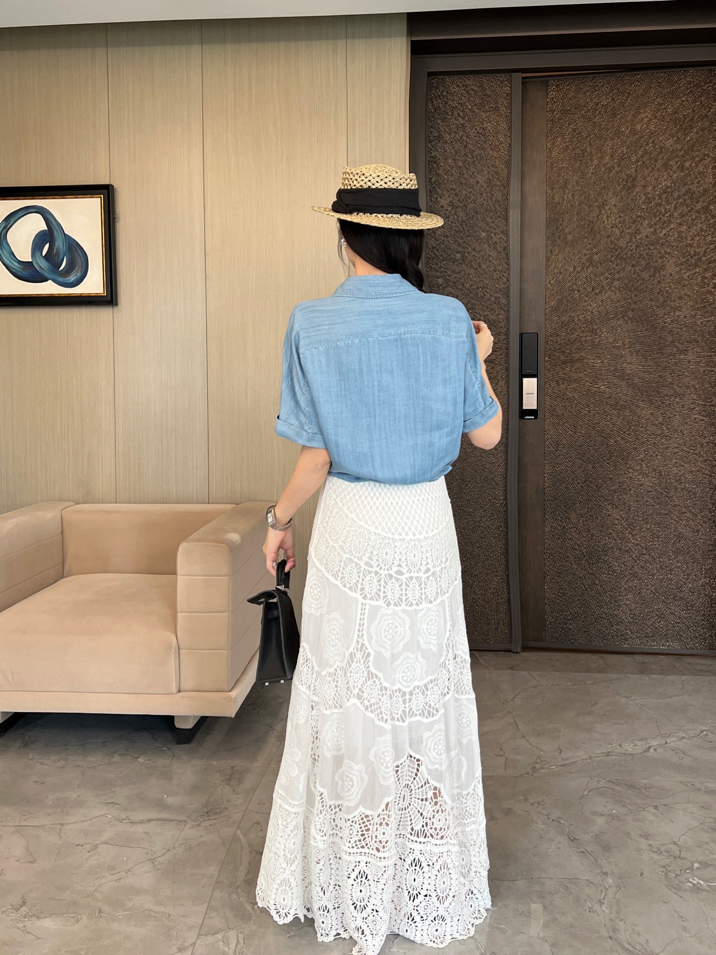 Pra 25ss denim shirt