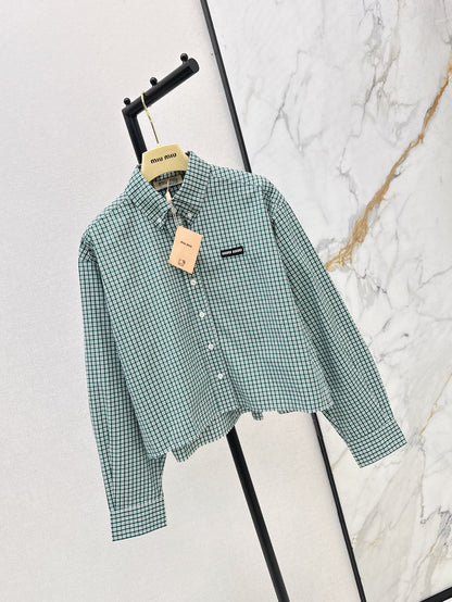 Mi 25ss embroidered shirt