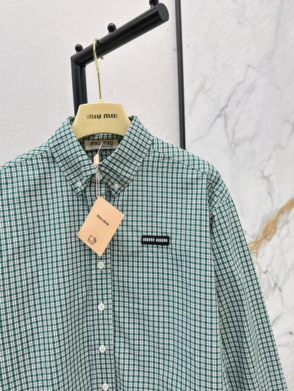 Mi 25ss embroidered shirt