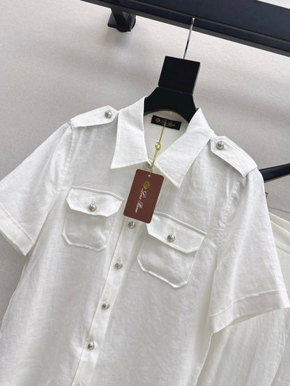 loro 25ss linen suit