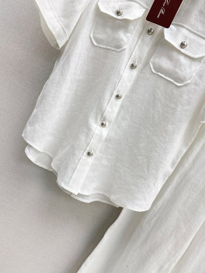 loro 25ss linen suit