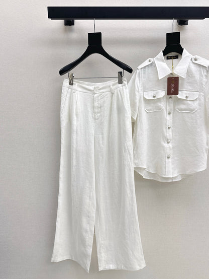 loro 25ss linen suit