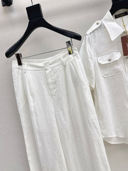 loro 25ss linen suit