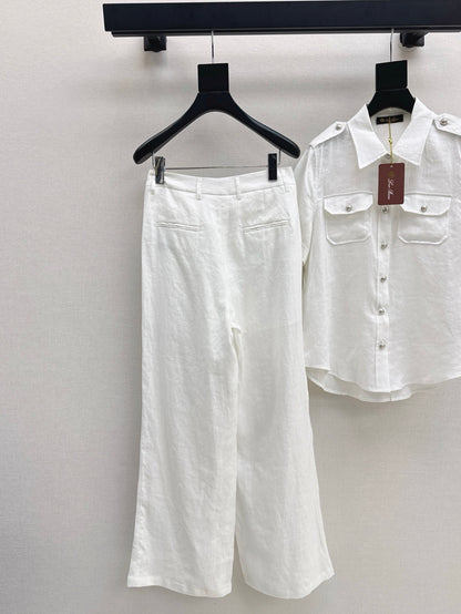 loro 25ss linen suit