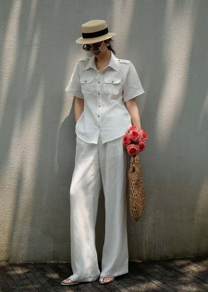 loro 25ss linen suit