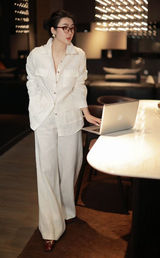 Lo 25ss linen suit