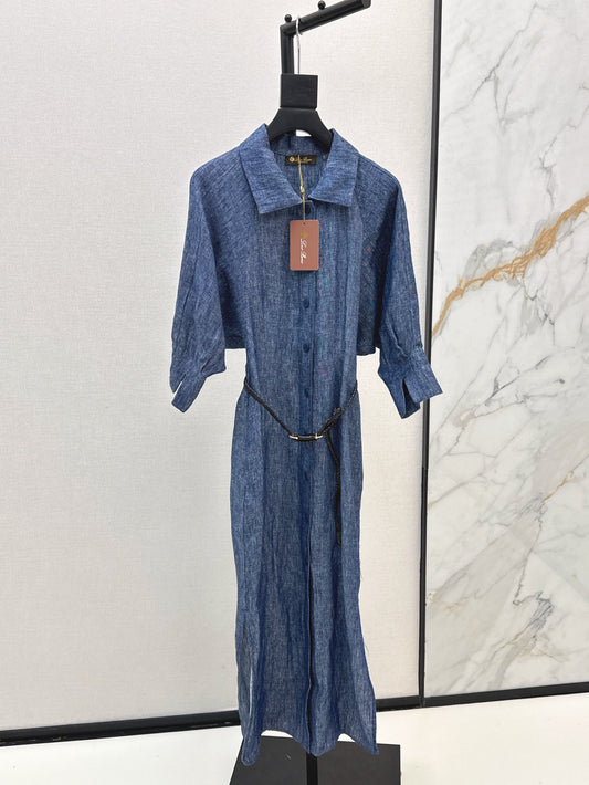 Loro 25ss linen dress