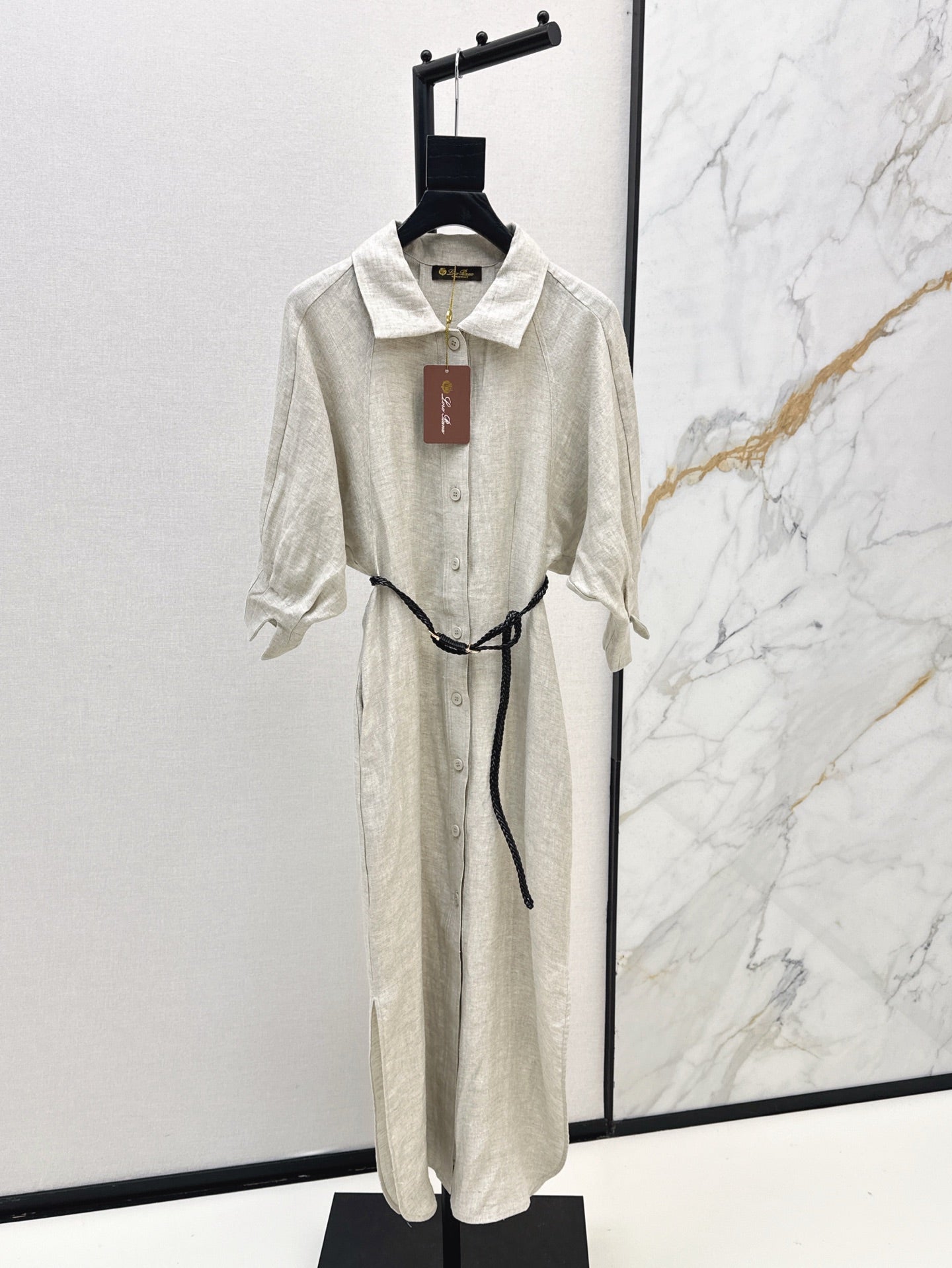 Loro 25ss linen dress