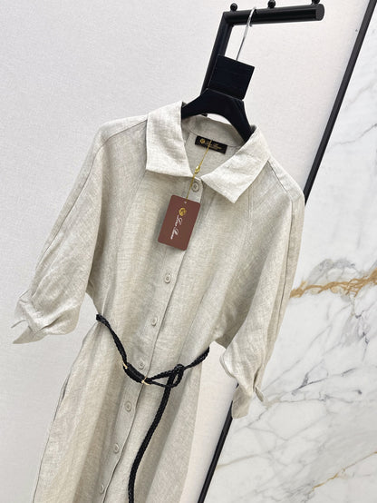Loro 25ss linen dress