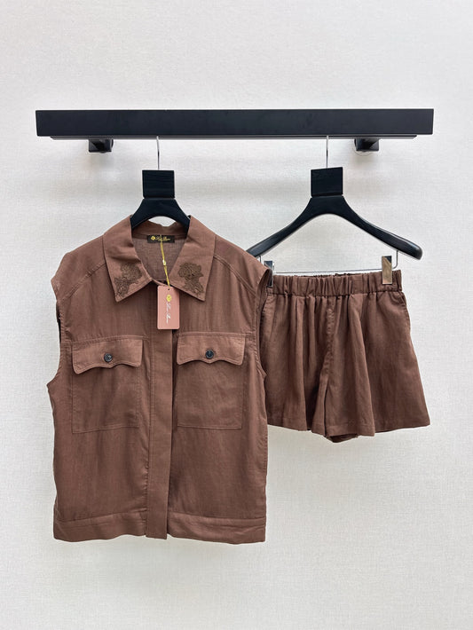 Loro 25ss linen suit