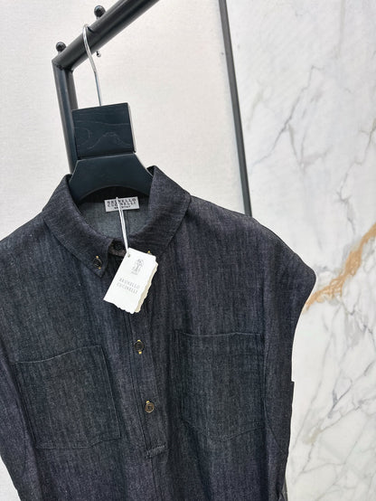 Brune 25ss denim dress