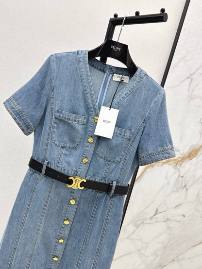 Cel 25ss denim dress