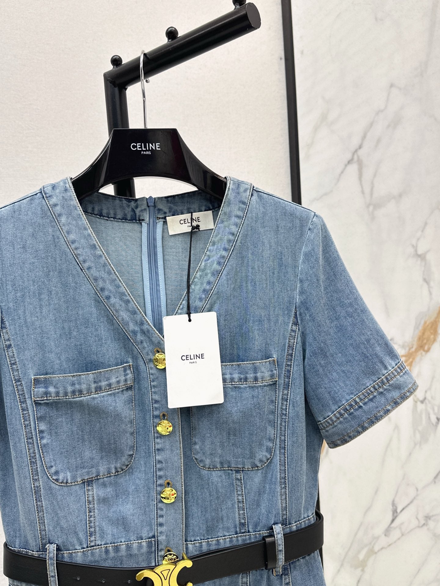 Cel 25ss denim dress
