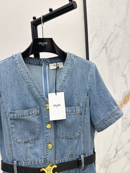 Cel 25ss denim dress