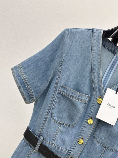 Cel 25ss denim dress