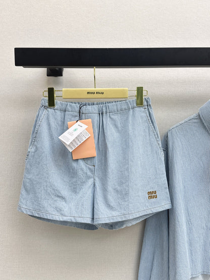 miu 25ss denim suit