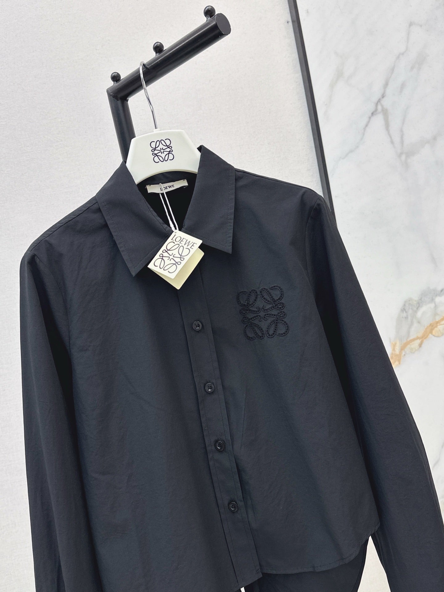 Loe 25ss embroidered shirt